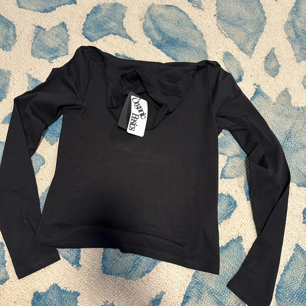 Organic Basics Black Turtleneck